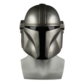 Star Wars Mandalorian Helmet (Option: PVC grey helmet)
